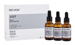 Komplekt Revox Just Daily Routine: näoõli, 30 ml + näoseerum, 30 ml + silmaseerum, 30 ml цена и информация | Сыворотки для лица, масла | hansapost.ee