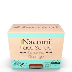 Niisutav näokoorija Nacomi Orange 80 g hind ja info | Näopuhastusvahendid | hansapost.ee