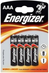 PATAREI ENERGIZER Alkaline Power AAA 2400 LR03 B4 1.5V Alkaline hind ja info | Patareid | hansapost.ee