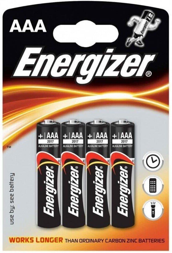 PATAREI ENERGIZER Alkaline Power AAA 2400 LR03 B4 1.5V Alkaline hind ja info | Patareid | hansapost.ee