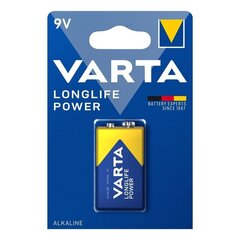 Varta leelispatareid 9V Longlife Power цена и информация | Батарейки | hansapost.ee