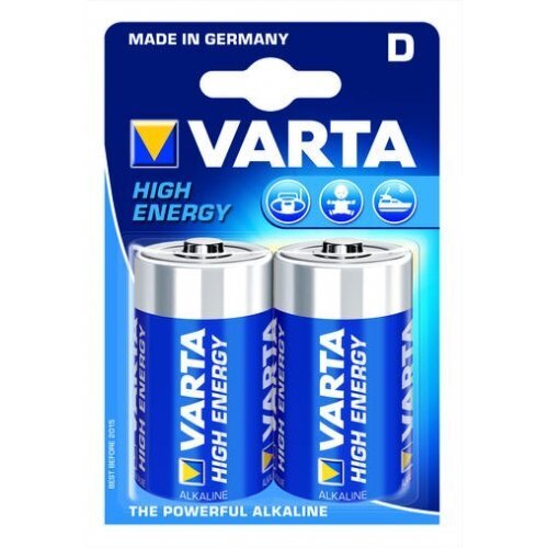 Patareid Varta High Energy D 2 tk. цена и информация | Patareid | hansapost.ee
