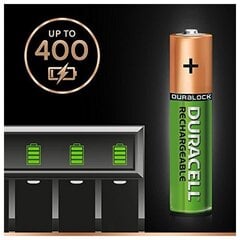 Duracell Rechargeable Accu Stay Charged 800mAh HR03 AAA (LR03), 4 шт. цена и информация | Duracell Сантехника, ремонт, вентиляция | hansapost.ee