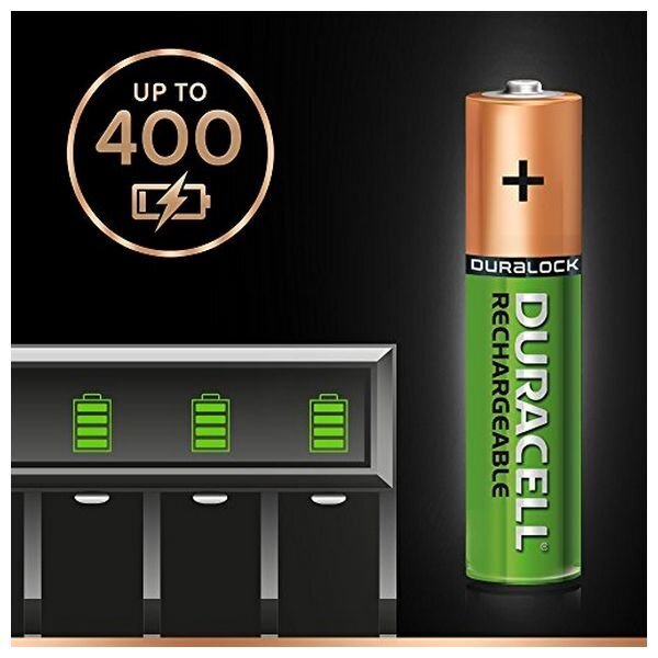 Duracell Rechargeable Accu Stay Charged 800mAh HR03 AAA (LR03), 4 tk hind ja info | Patareid | hansapost.ee