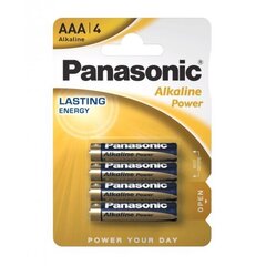 Patareid Panasonic Alkaline LR03 (AAA) hind ja info | Panasonic Remondikaubad, sanitaartehnika ja kütteseadmed | hansapost.ee