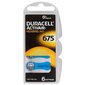 Kuuldeaparaadi patareid Duracell ActivAir 675, 6 tk hind ja info | Patareid | hansapost.ee