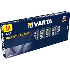 Щелочные элементы Varta Industrial PRO AAA (10 шт.) цена и информация | Батареи | hansapost.ee