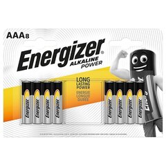 Energizer leeliselised elemendid AAA Alkaline Power (8 tk) цена и информация | Батарейки | hansapost.ee