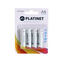 Platinet ALKALINE PRO батарейки LR6/AA, 4 шт. цена и информация | Батерейки | hansapost.ee