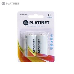 Platinet С 1.5V 2xLR14 Alkaline batteries цена и информация | Батарейки | hansapost.ee