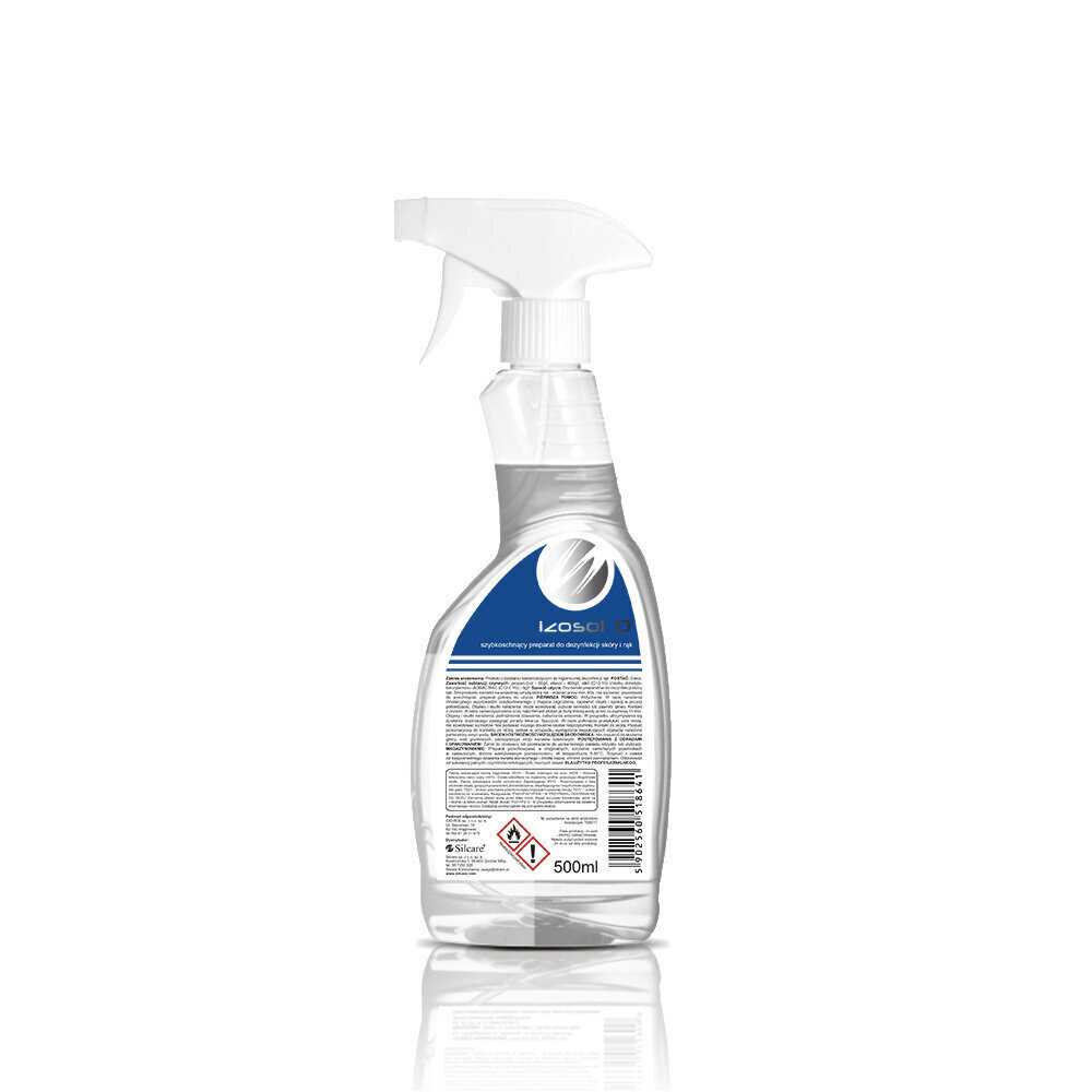 Desinfitseerimisvahend Silcare Izosol D 500 ml hind ja info | Esmaabi | hansapost.ee