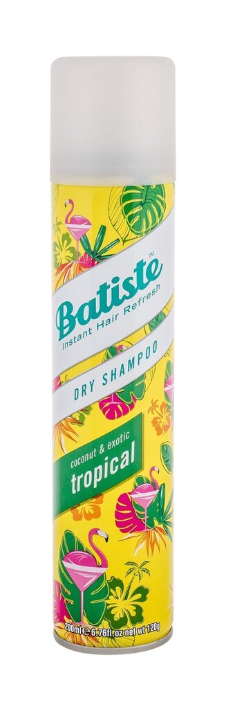 Batiste Tropical kuivšampoon 200 ml цена и информация | Šampoonid | hansapost.ee