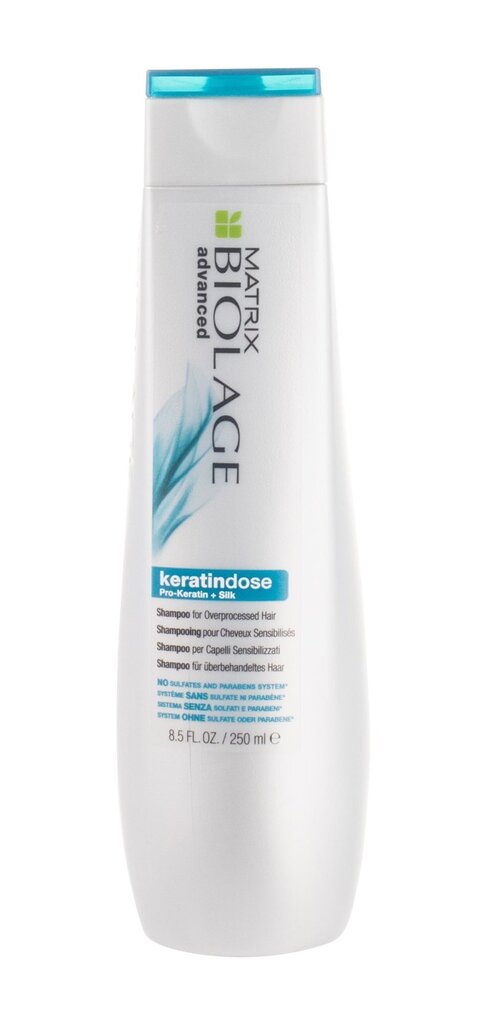 Keratiini sisaldav šampoon Matrix Biolage Advanced KeratinDose 250 ml цена и информация | Šampoonid | hansapost.ee