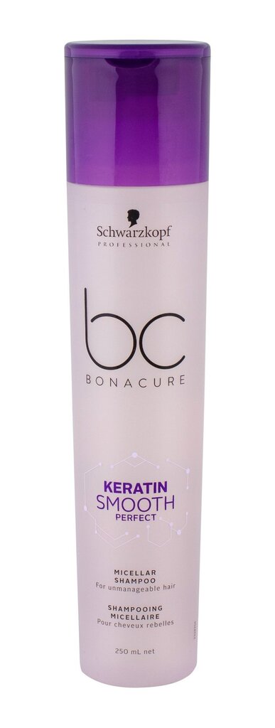 Schwarzkopf BC Bonacure Keratin Smooth Perfect šampoon naistele 250 ml цена и информация | Šampoonid | hansapost.ee