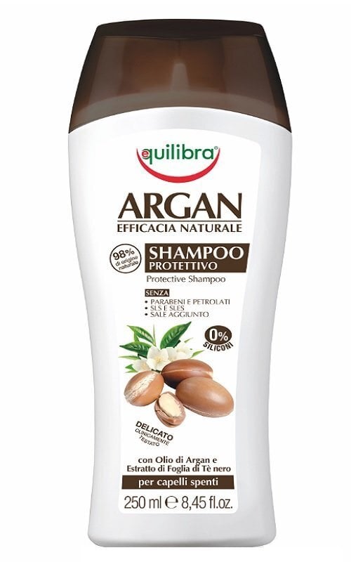 Kaitsev šampoon argaaniaõliga Equilibra Argan Protective 250 ml hind ja info | Šampoonid | hansapost.ee