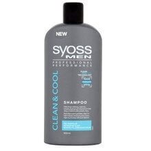 Šampoon Syoss MEN Clean & Cool 440 ml цена и информация | Šampoonid | hansapost.ee