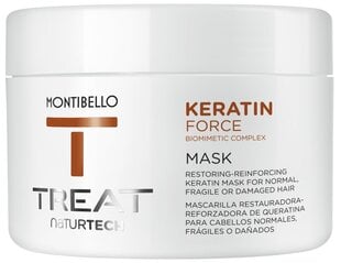 Montibello TREAT NaturTech Keratin Force taastav juuksemask (200 ml) hind ja info | Palsamid | hansapost.ee