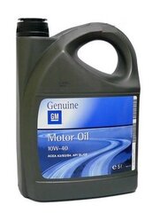 Poolsünteetiline mootoriõli GM MOTOROIL 10W40 5l hind ja info | Mootoriõlid | hansapost.ee