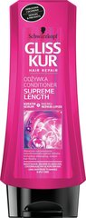 Бальзам Schwarzkopf GLISS KUR Supreme Length 200 ml цена и информация | Бальзамы, кондиционеры | hansapost.ee