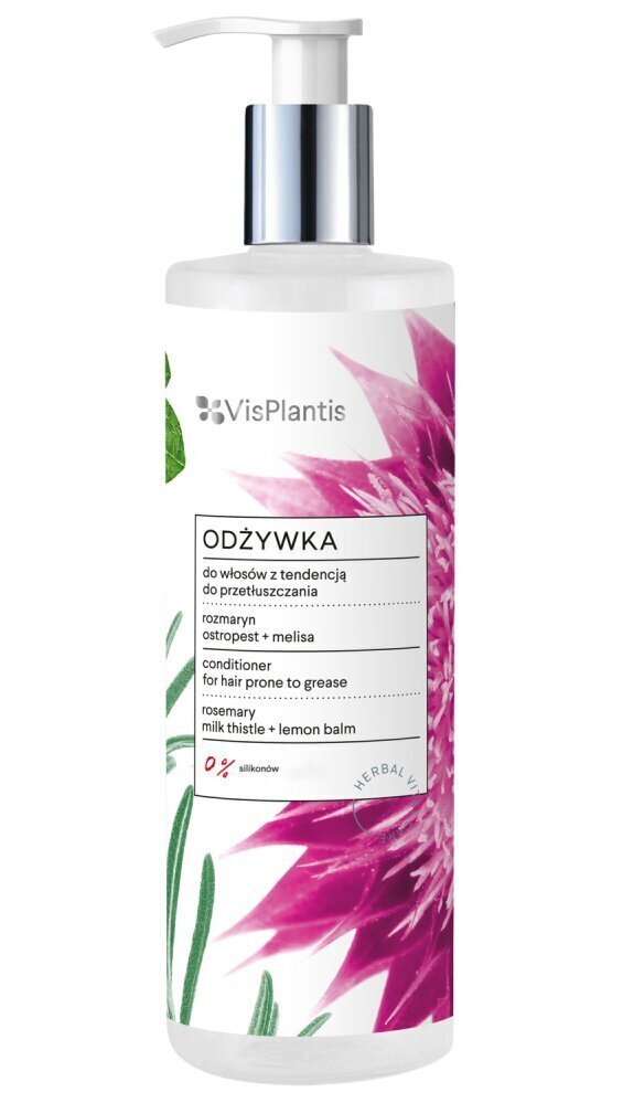 Palsam rasustele juustele Vis Plantis Rozmaryn & Ostropest, 400 ml hind ja info | Palsamid | hansapost.ee