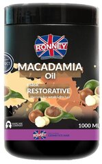 Taastav juuksemask Ronney Macadamia Oil Complex Professional 1000 ml цена и информация | Маски, масла, сыворотки | hansapost.ee