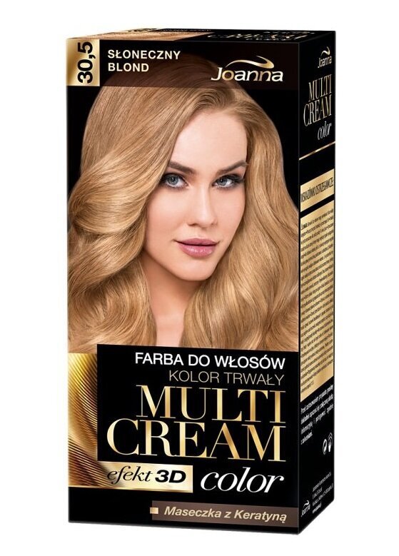 Juuksevärv Joanna Multi Cream Color 100 ml, 30.5 Sunny Blonde цена и информация | Juuksevärvid | hansapost.ee