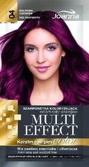 Окрашивающий шампунь для волос Joanna Multi Effect 35 г, 04 Raspberry Red цена и информация | Joanna Духи, косметика | hansapost.ee