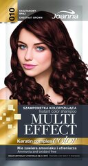 Шампунь для окрашивания волос Joanna Multi Effect 35 г, 10 Chestnut Brown цена и информация | Краска для волос | hansapost.ee