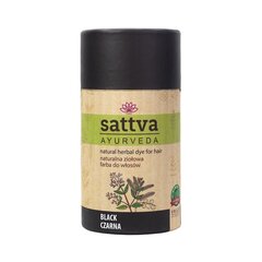 Taimne must juuksevärv Black Sattva Ayurveda, 150 g hind ja info | Juuksevärvid | hansapost.ee