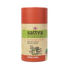 Taimne punakas-oranž juuksevärv-palsam Henna Amla Sattva Ayurveda, 150 g цена и информация | Краска для волос | hansapost.ee