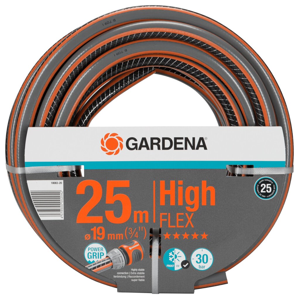 Voolik Gardena Comfort HighFlex19mm, 25m hind ja info | Niisutussüsteemid, kastmisvoolikud ja kastekannud | hansapost.ee