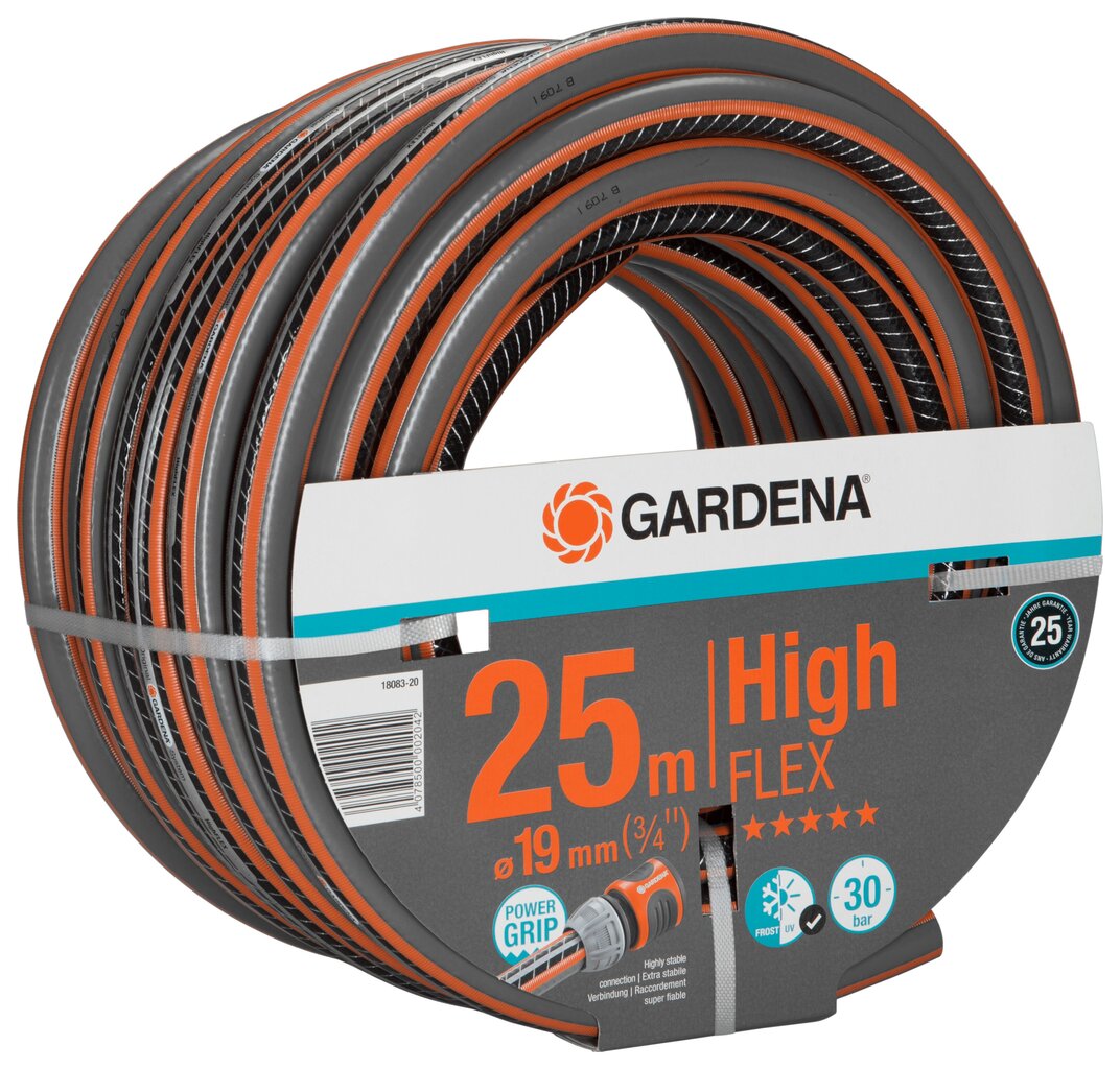 Voolik Gardena Comfort HighFlex19mm, 25m hind ja info | Niisutussüsteemid, kastmisvoolikud ja kastekannud | hansapost.ee