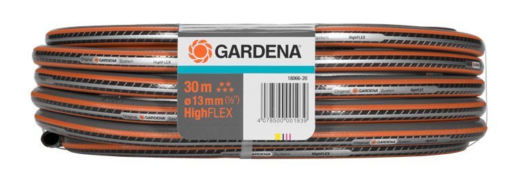 Kastmisvoolik Gardena Highflex, 30m 13mm 1/2 цена и информация | Niisutussüsteemid, kastmisvoolikud ja kastekannud | hansapost.ee