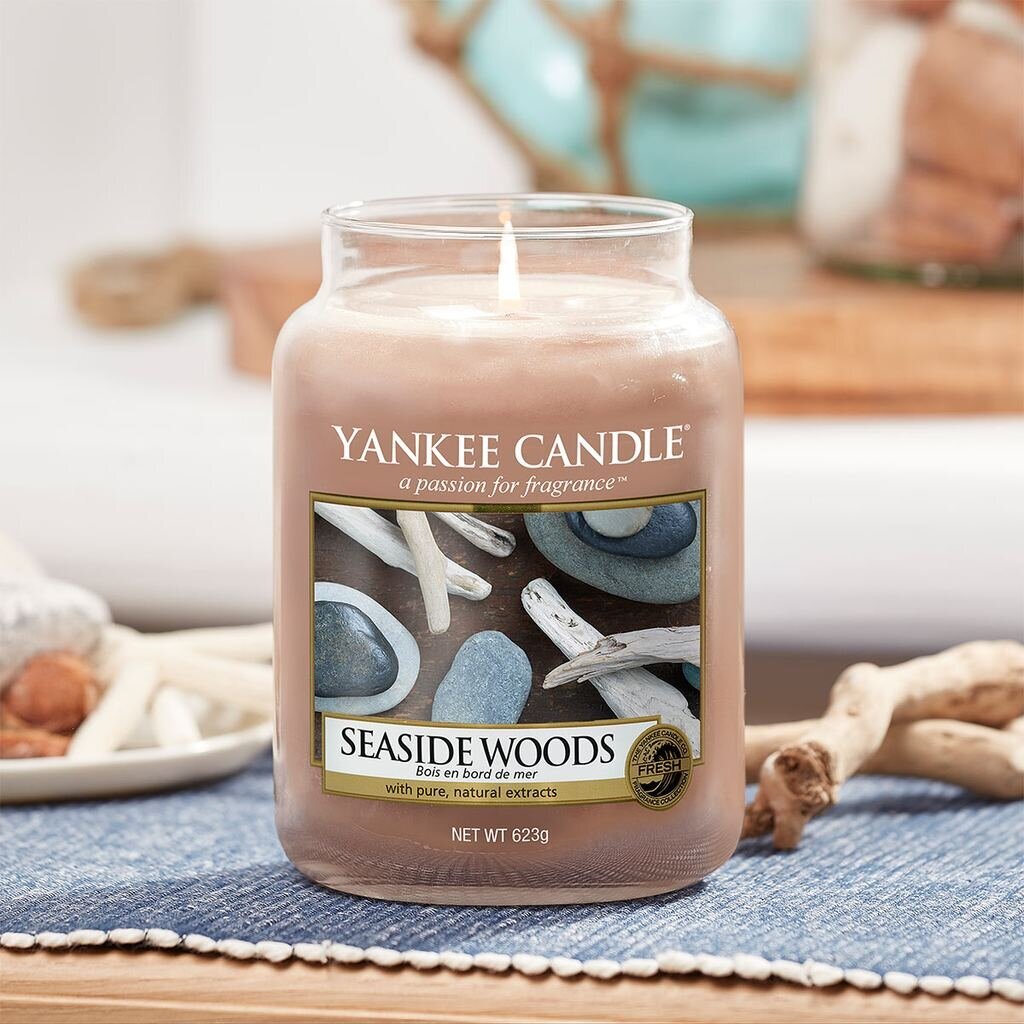 Lõhnaküünal Yankee Candle Seaside Woods 623 g hind ja info | Küünlad, küünlajalad | hansapost.ee