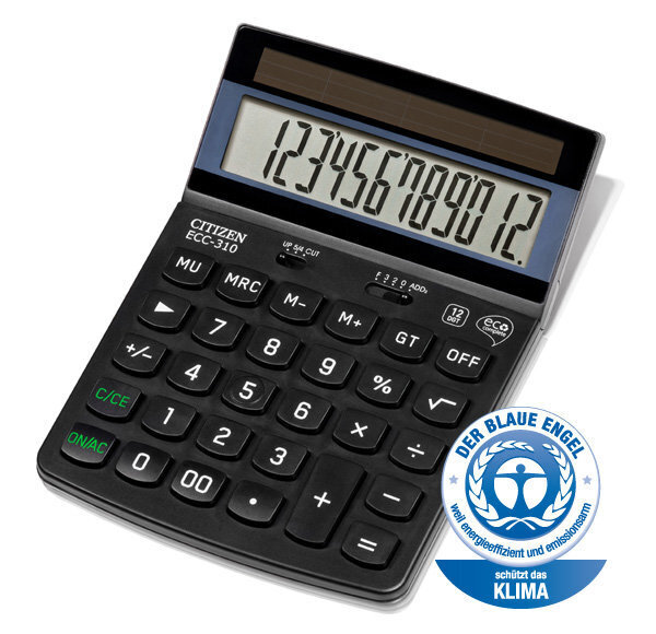 Kalkulaator Citizen ECC 310 ECO цена и информация | Kirjatarvikud | hansapost.ee