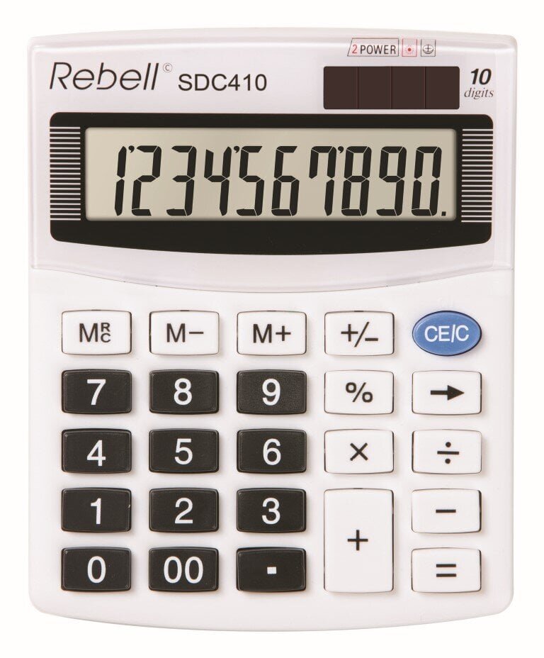 Kalkulaator Rebell SDC410 hind ja info | Kirjatarvikud | hansapost.ee