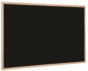 Черная меловая доска в деревянной рамке, 900x600 мм цена и информация | Канцелярские товары | hansapost.ee