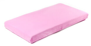 Sensillo Jersey простыня на резинке, розовая, 120x60, 2207 цена и информация | Сетки для кроватей | hansapost.ee