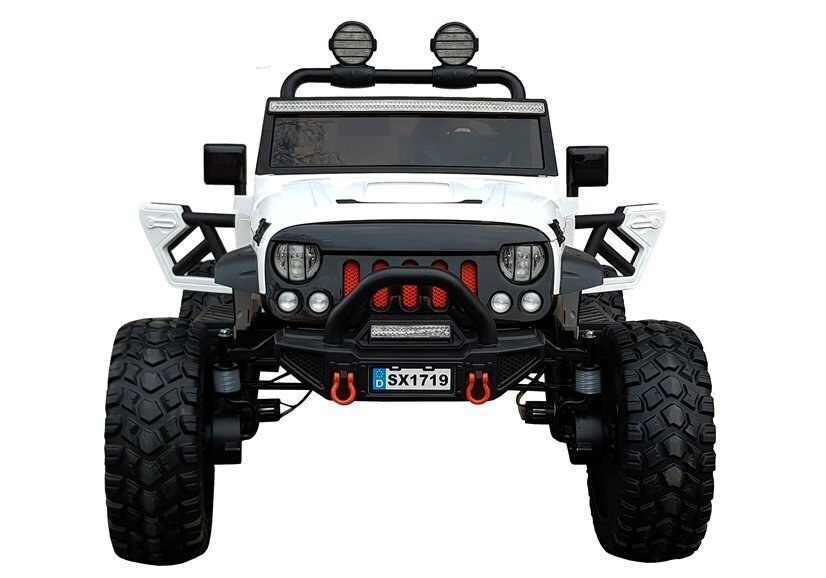 Laste elektriauto Jeep SX1719 4x4, valge hind ja info | Laste elektriautod | hansapost.ee