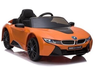 Elektriauto lastele BMW I8 JE1001, oranž цена и информация | Электромобили для детей | hansapost.ee