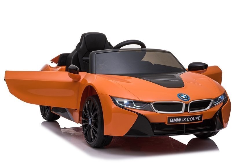 Elektriauto lastele BMW I8 JE1001, oranž hind ja info | Laste elektriautod | hansapost.ee