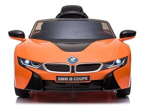 Elektriauto lastele BMW I8 JE1001, oranž цена и информация | Электромобили для детей | hansapost.ee