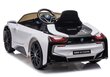 Elektriauto lastele BMW I8 JE1001, valge цена и информация | Laste elektriautod | hansapost.ee