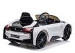 Elektriauto lastele BMW I8 JE1001, valge цена и информация | Laste elektriautod | hansapost.ee