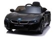Elektriauto lastele BMW I8 JE1001, must цена и информация | Laste elektriautod | hansapost.ee