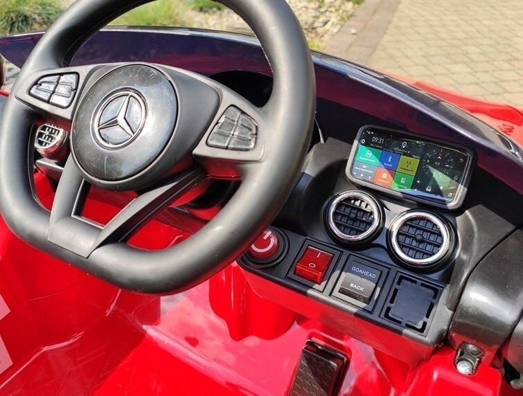 Elektriauto lastele Mercedes AMG GT R, punane цена и информация | Laste elektriautod | hansapost.ee
