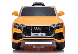 Электромобиль для детей Audi Q8 JJ2066, желтый лакированный kaina ir informacija | Электромобили для детей | hansapost.ee