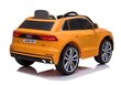 Elektriauto lastele Audi Q8 JJ2066, kollane lakitud hind ja info | Laste elektriautod | hansapost.ee