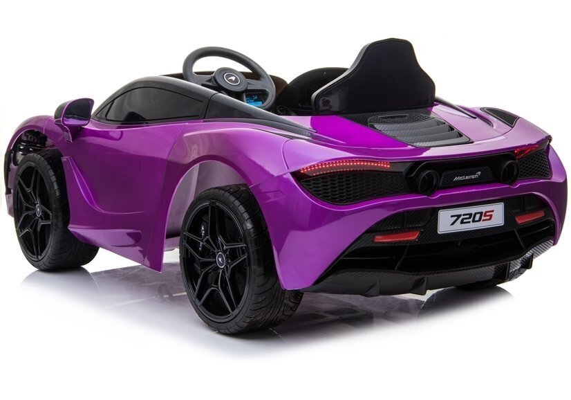 Elektriauto lastele McLaren 720S, lilla lakitud hind ja info | Laste elektriautod | hansapost.ee