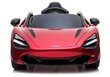 Elektriauto lastele McLaren 720S, punane lakitud hind ja info | Laste elektriautod | hansapost.ee
